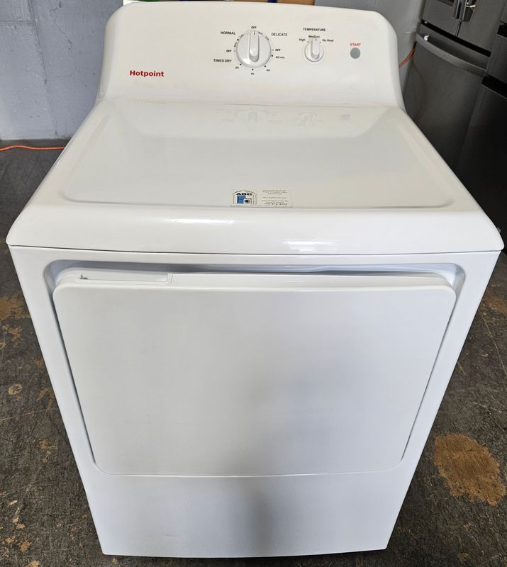 NEW! Hotpoint Heavy Duty Large Capacity Electric Dryer (6.2cu.ft.)