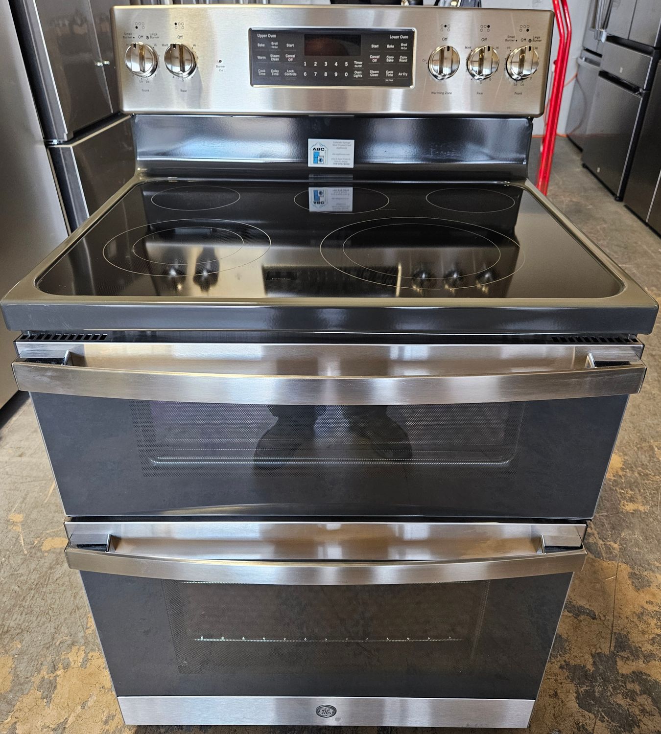NEW! GE 30&quot; Free-Standing Electric Double Oven Convection Range
