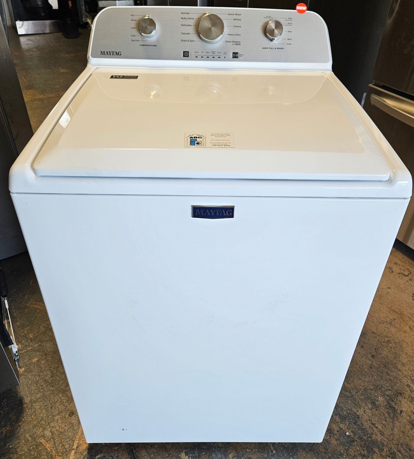 NEW! Maytag Top Load Washer (4.5cu.ft.)