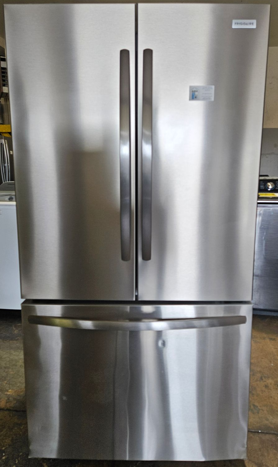NEW! Frigidaire 28.8 Cu. Ft. French Door Standard-Depth Refrigerator with Internal Water Dispenser - Stainless Steel