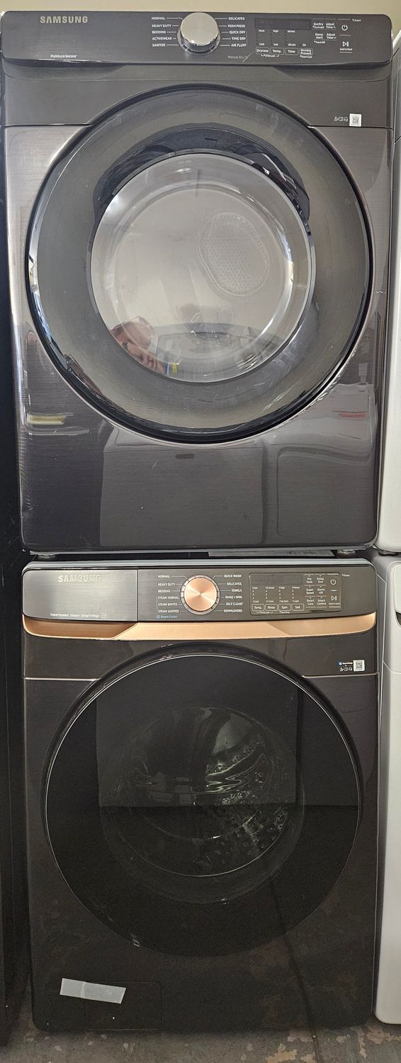 NEW! Samsung Front Load Washer (5.0cu.ft.) &amp; Large Capacity Electric Dryer (7.5cu.ft.)