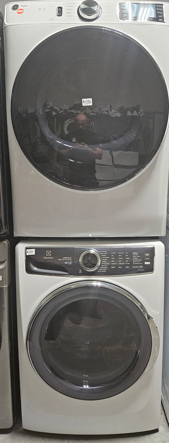 NEW! Mismatch Electrolux Front Load Washer 4.5cu.ft. &amp; GE Large Capacity Electric Dryer 7.8cu.ft.