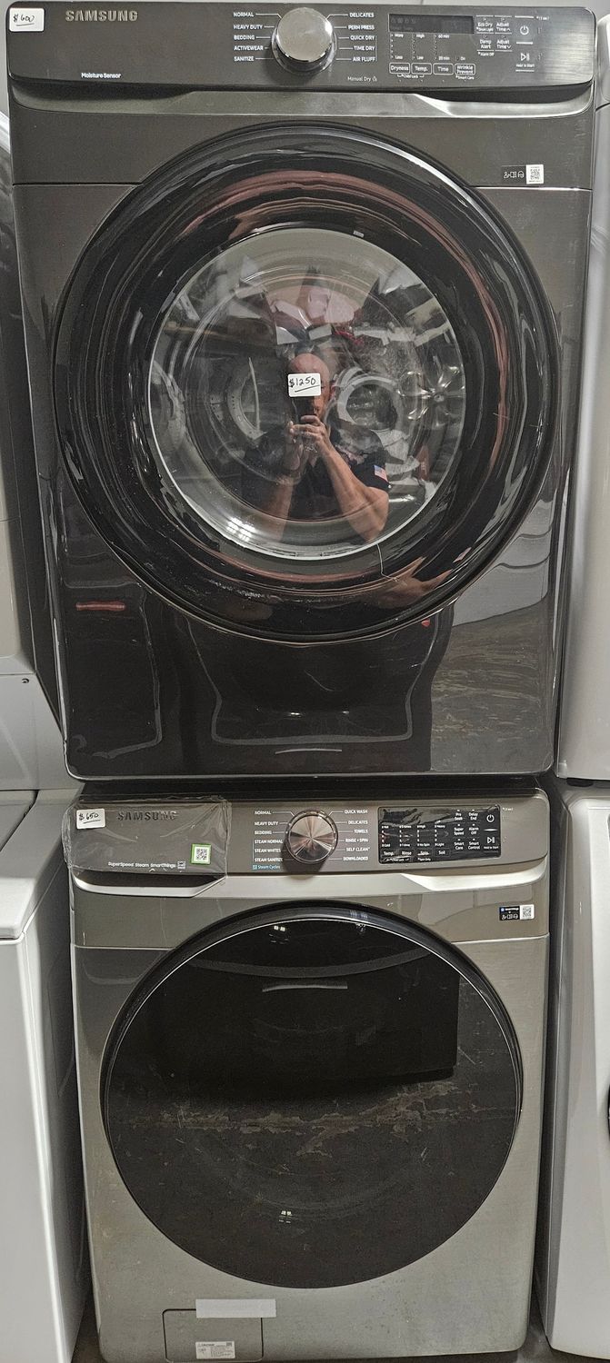NEW! Samsung Front Load Washer 4.5cu.ft. &amp; Large Capacity Electric Dryer 7.5cu.ft.