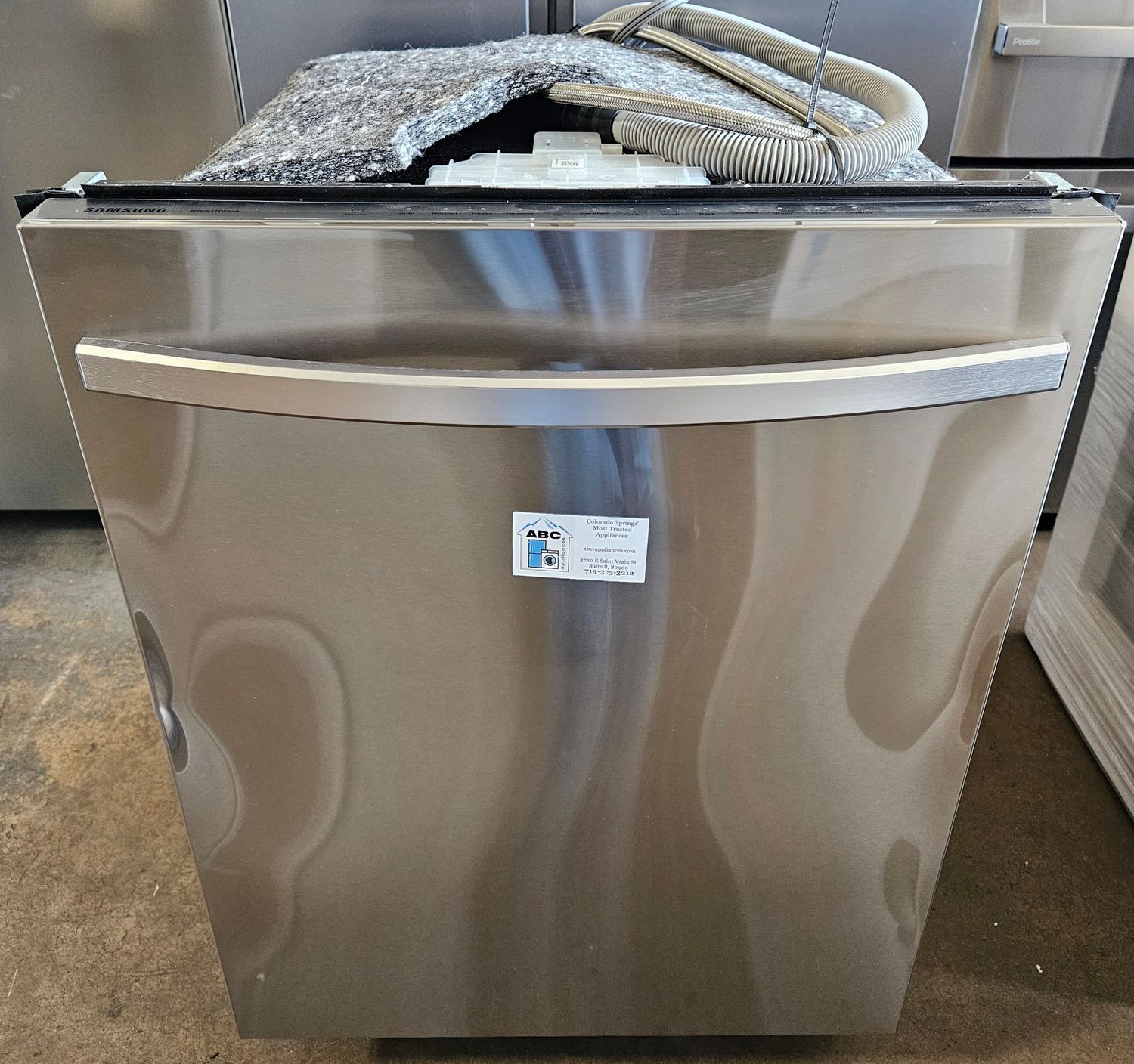 NEW! Samsung AutoRelease Smart 46dBA Dishwasher with StormWash™ in Fingerprint Resistant Stainless Steel