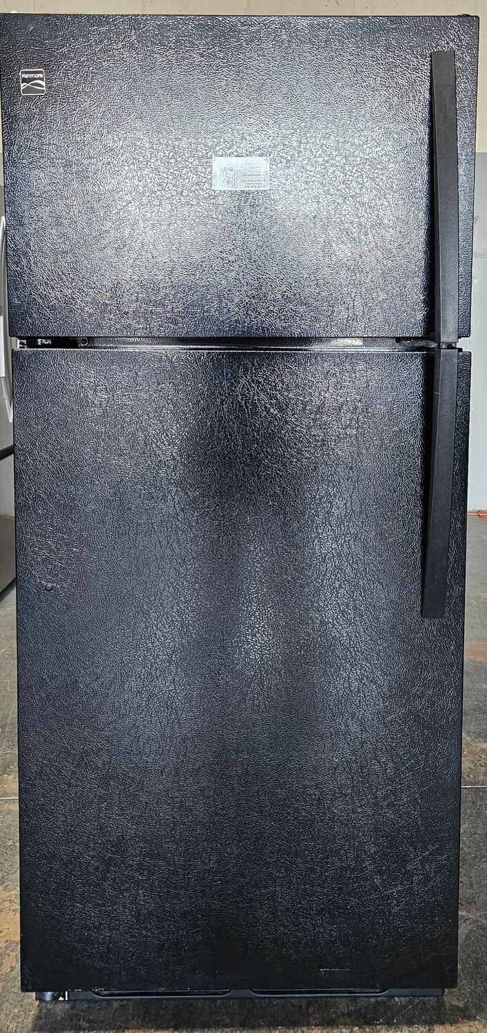 USED 16 cu.ft. Kenmore Black Top Freezer Refrigerator