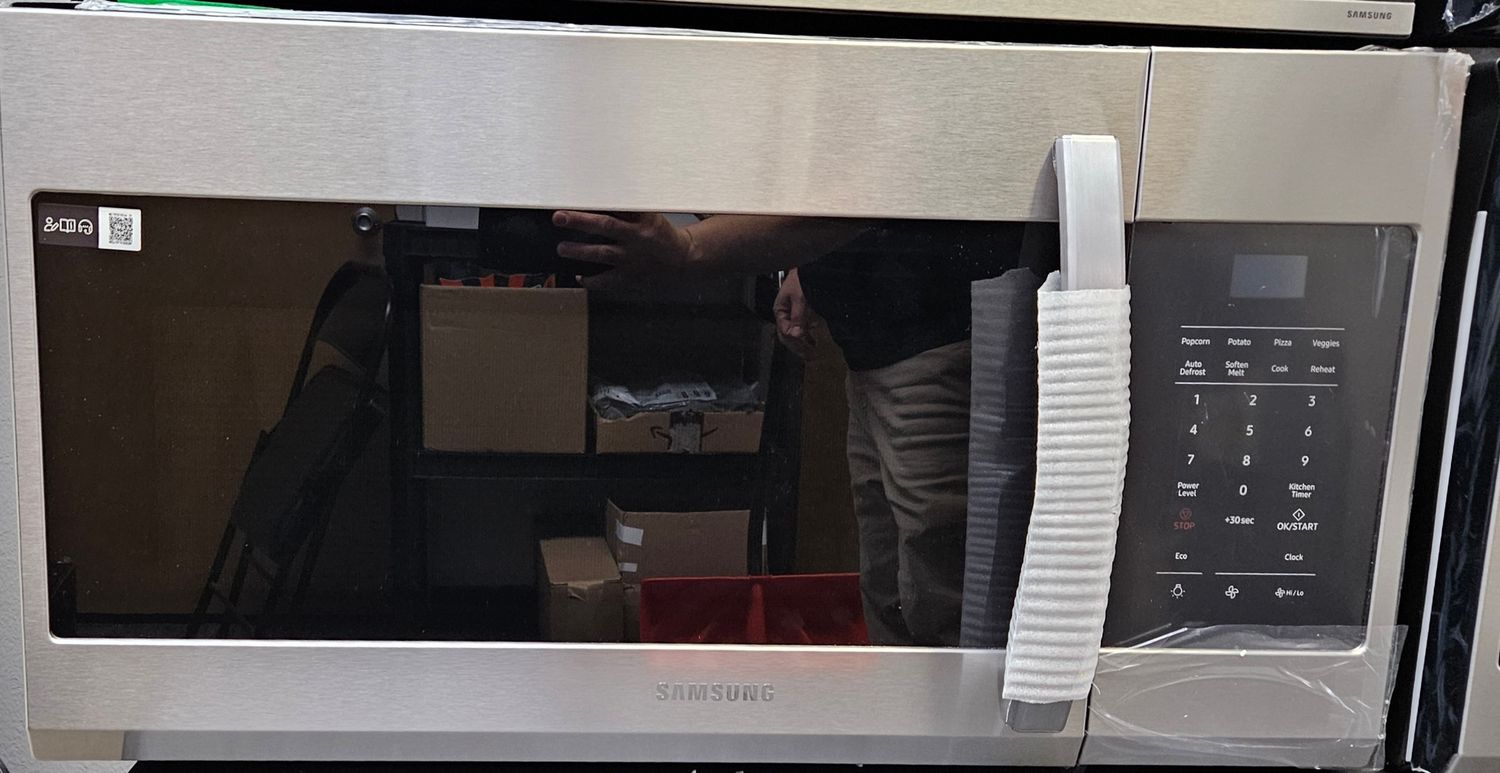 NEW! 30 in. 1.7 cu. ft. 1000 W Fingerprint Resistant Stainless Steel Over-the-Range Microwave