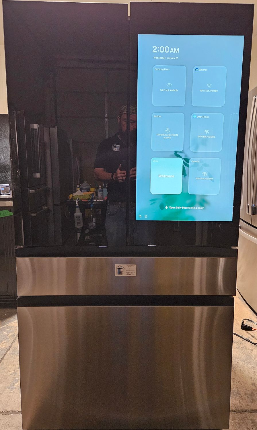 NEW! 29cu.ft. Samsung Bespoke 4-Door French Door Refrigerator with AI Family Hub+ &amp; AI Vision Inside