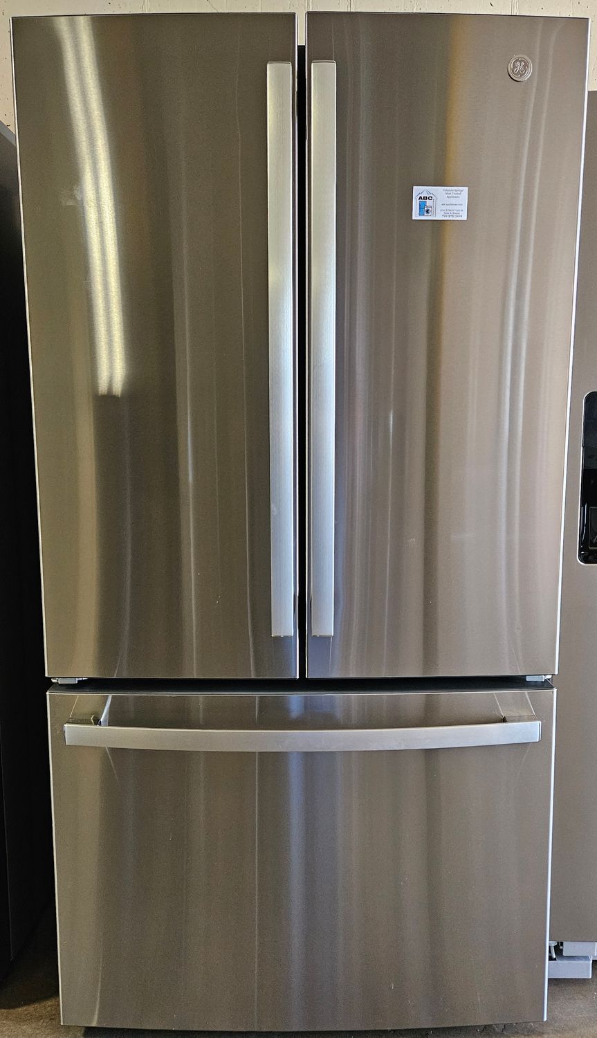 NEW! GE ENERGY STAR 27.0 Cu. Ft. Fingerprint Resistant French-Door Refrigerator