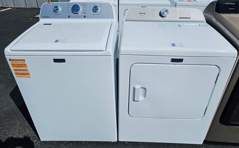 NEW! Maytag Top Load Washer (4.5cu.ft.) &amp; Large Capacity Electric Dryer (7.0cu.ft.)