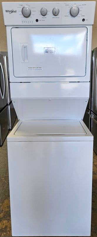 USED 27&quot; Whirlpool Electric Stackable Washer Dryer Tower