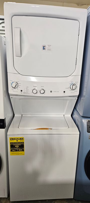 NEW! 27&quot; GE Stackable Electric All-in-One Laundry Center