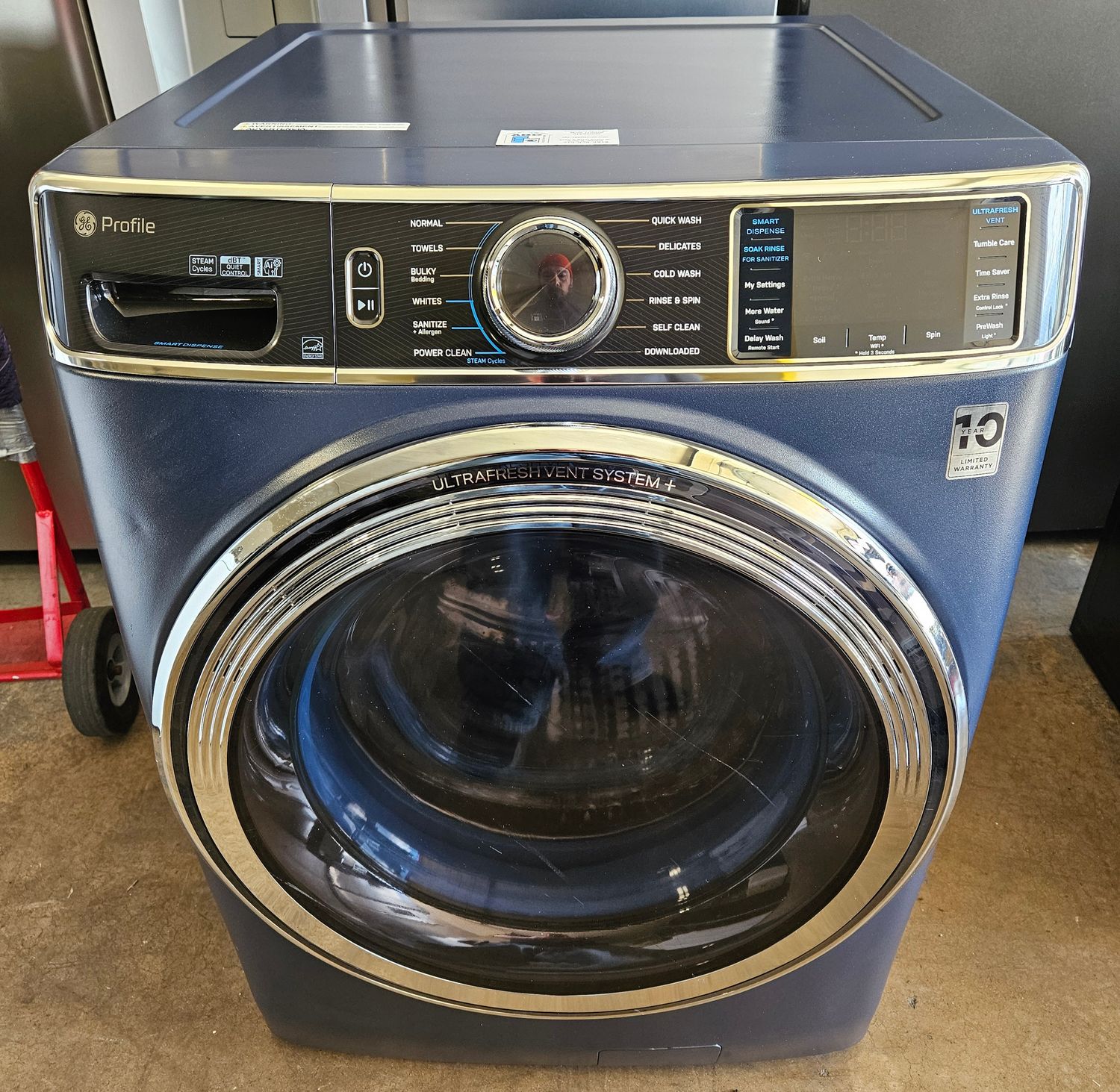 NEW! GE Profile Front Load Washer (5.3cu.ft.)