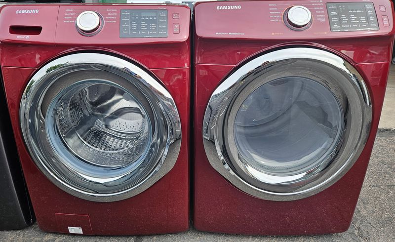 USED Samsung Front Load Washer 4.5 cu.ft. &amp; Large Capacity Electric Dryer 7 cu.ft.