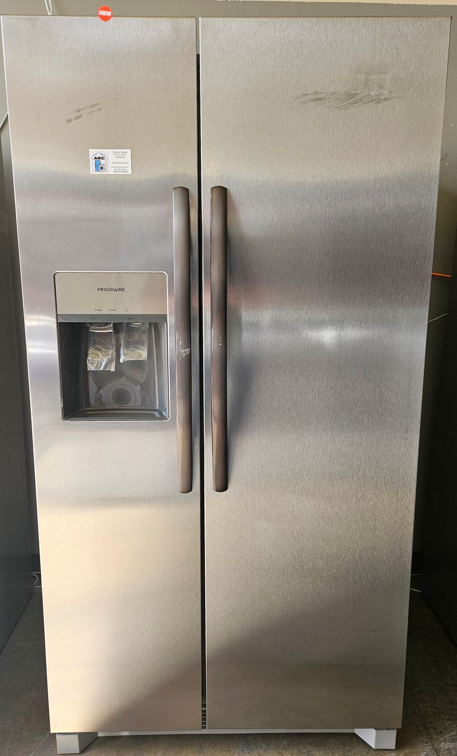 NEW! 26 cu.ft. Frigidaire Side-by-Side Stainless Steel Refrigerator