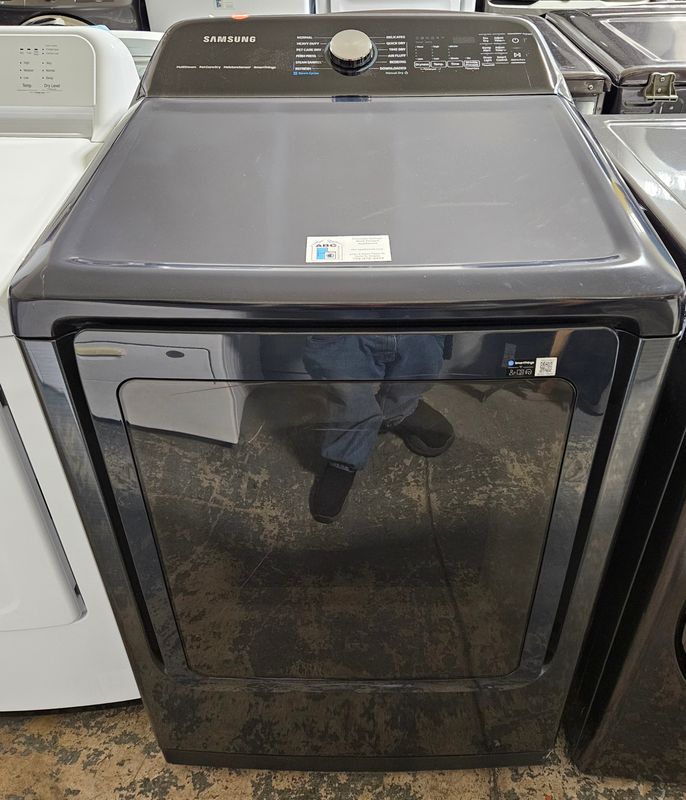 NEW! Samsung - 7.4 Cu. Ft. Smart Electric Dryer with Steam and Pet Care Dry NEW! Samsung - 7.4 Cu. Ft. Smart Electric Dryer with Steam and Pet Care Dry
