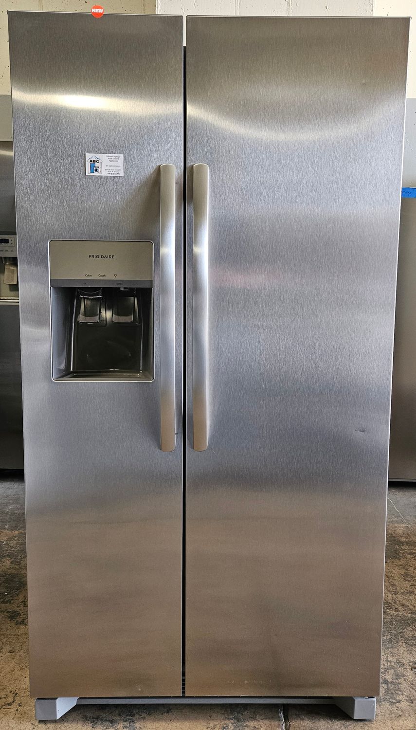 NEW! 26 cu.ft. Frigidaire Side-by-Side Stainless Steel Refrigerator