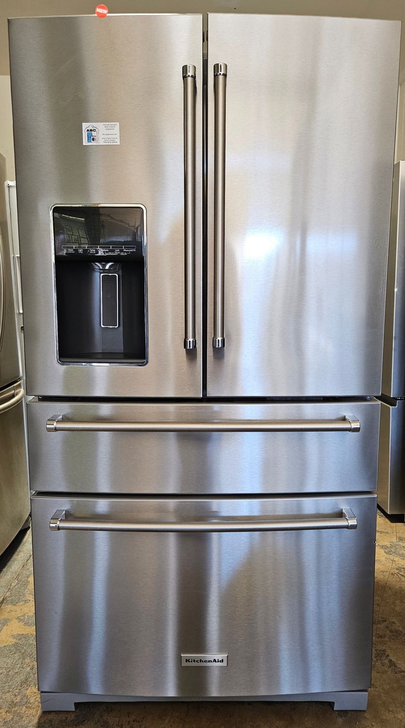 NEW! 26.2 cu.ft. KitchenAid Multi-Door French Door Refrigerator in Stainless Steel