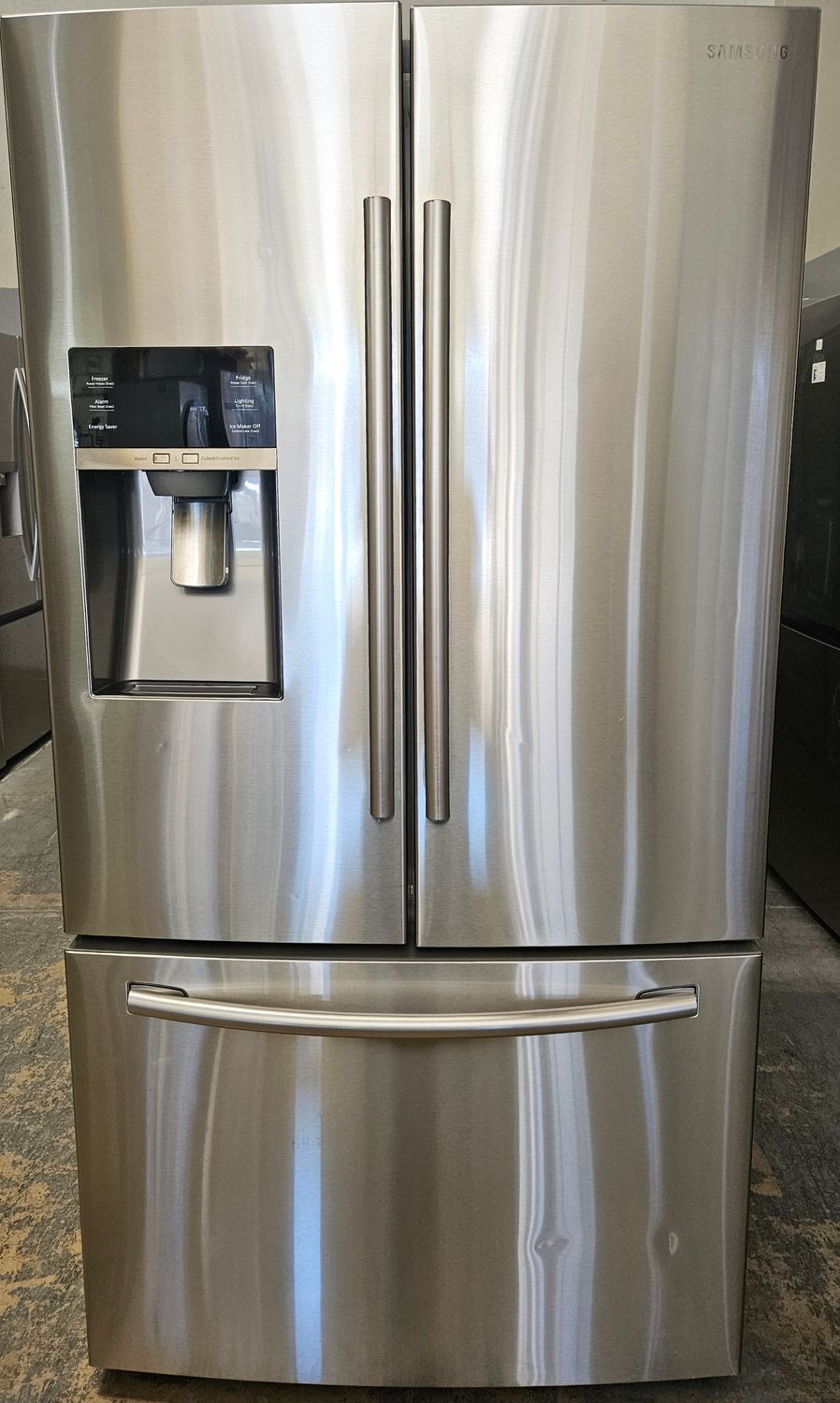 USED 28cu.ft. Samsung 3-Door French Door Refrigerator in Stainless Steel