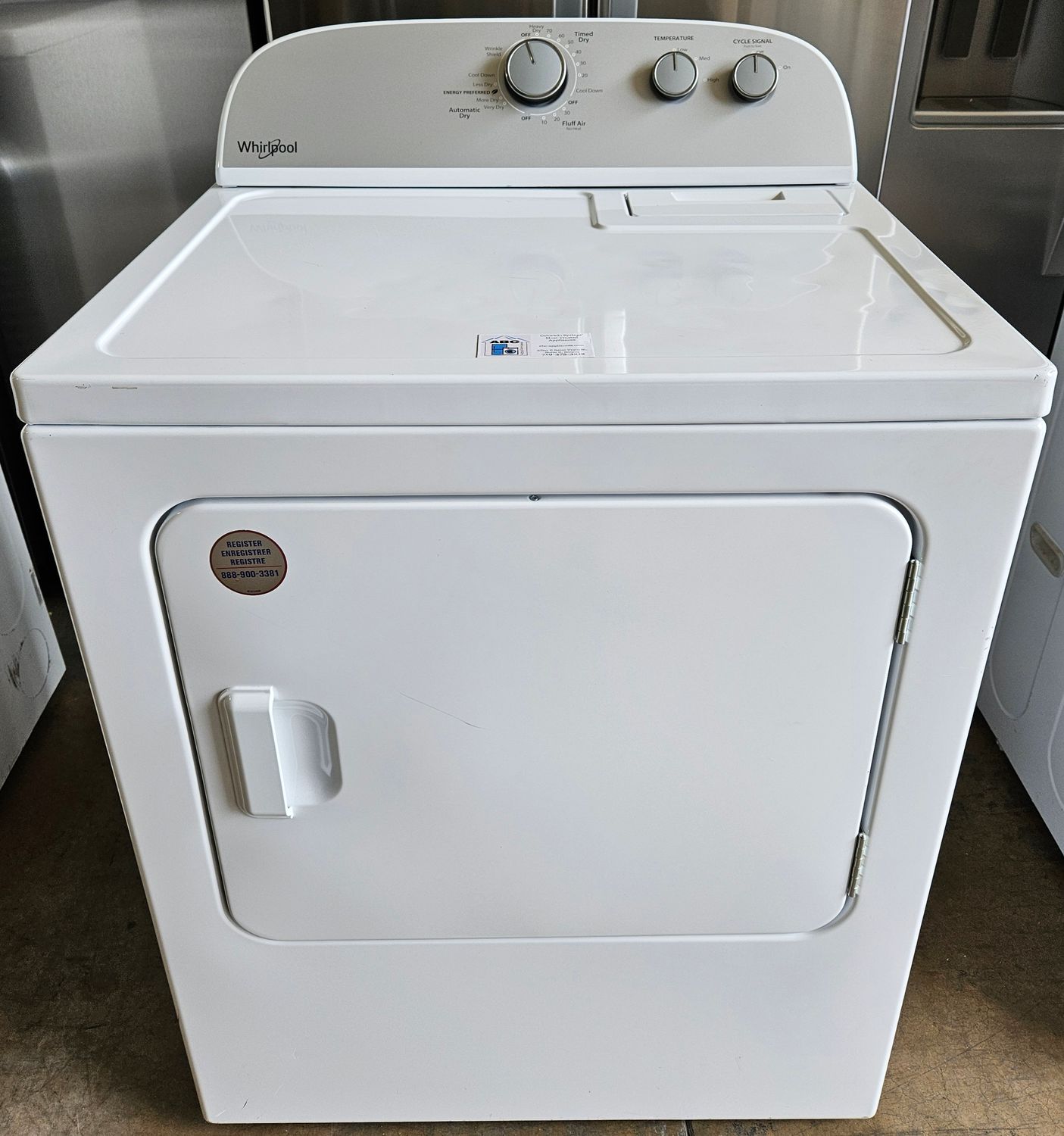 USED Whirlpool Heavy Duty Large Capacity Electric Dryer (7.0cu.ft.)