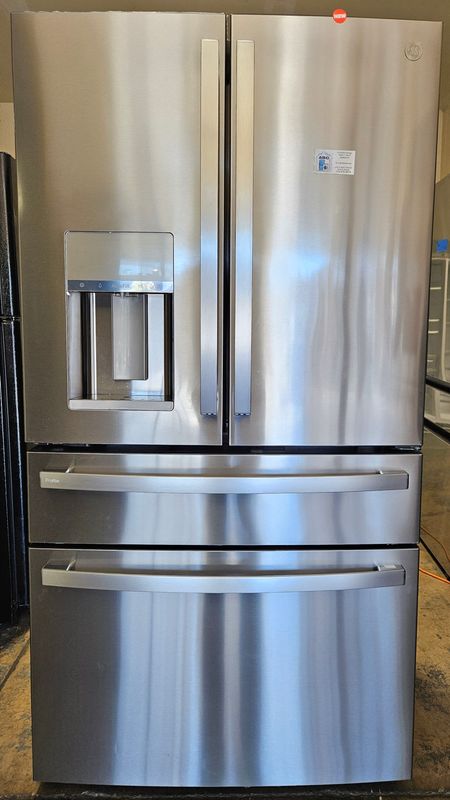 NEW! GE Profile 27.9 Cu. Ft. Smart Fingerprint Resistant 4-Door French-Door Refrigerator