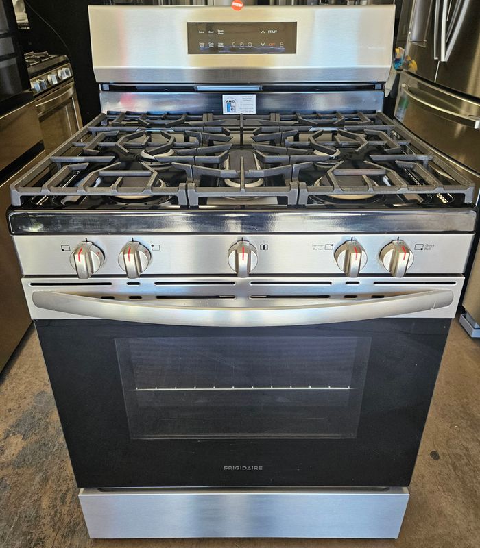 NEW! Frigidaire 30&quot; Gas Range with Quick Boil in Stainless Steel