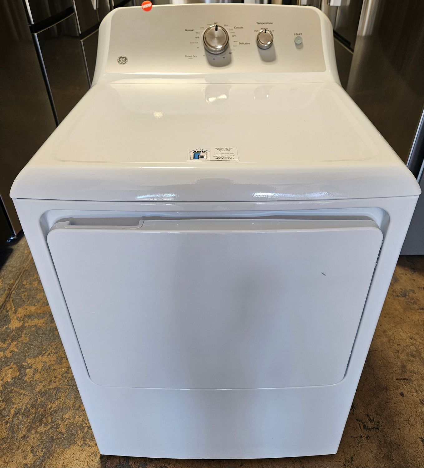 NEW! GE Heavy Duty Large Capacity Electric Dryer (7.2 cu.ft.)