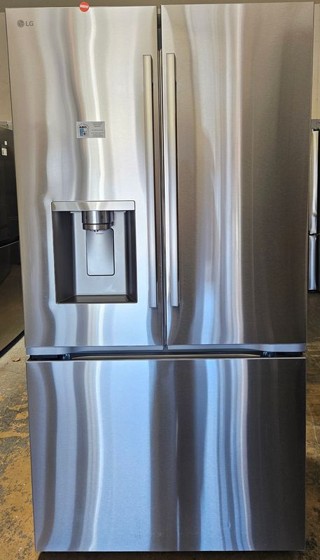 NEW! 24cu.ft. LG Counter Depth 3-Door French Door Refrigerator in Stainless Steel