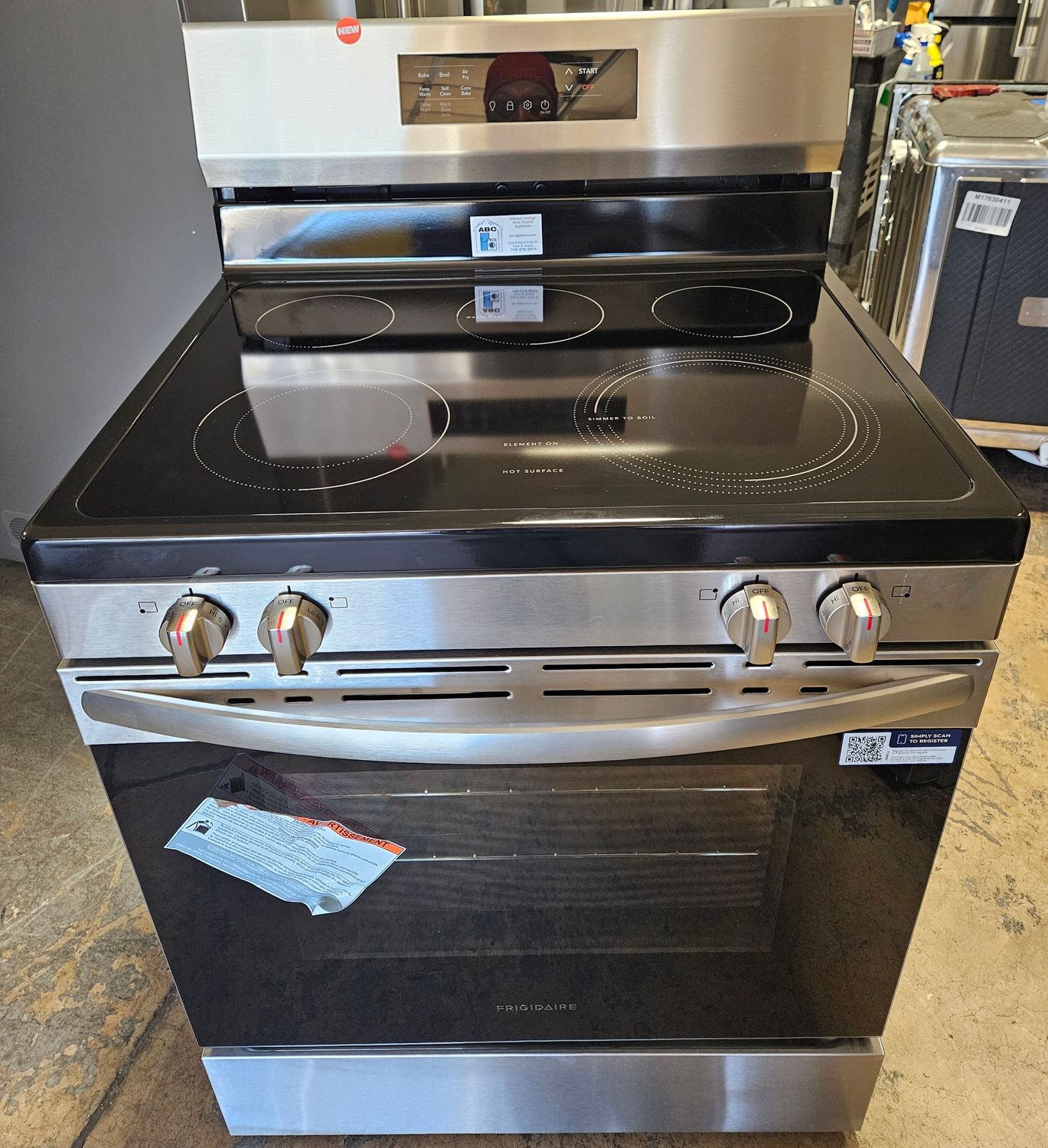 NEW! Frigidaire 30&quot; Electric Range with Air Fry in Stainless Steel