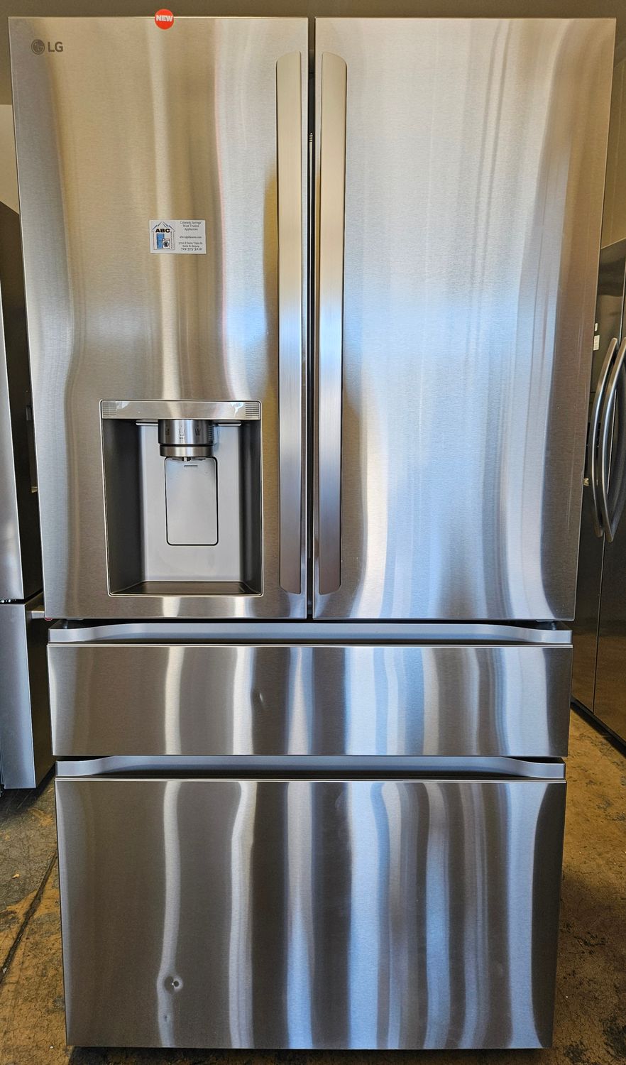 NEW! 29 cu. ft. Smart Standard-Depth MAX™ 4-Door French Door Refrigerator in Stainless Steel NEW! 29 cu. ft. Smart Standard-Depth MAX™ 4-Door French Door Refrigerator in Stainless Steel