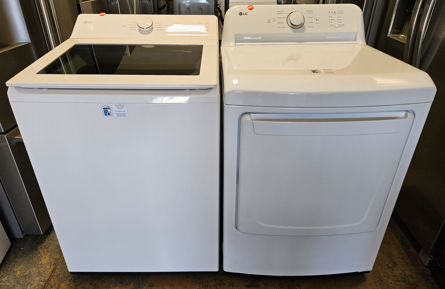 NEW! Mismatched LG Top Load Washer (5.0cu.ft.) & LG Large Capacity Electric Dryer (7.3cu.ft.) NEW! Mismatched LG Top Load Washer (5.0cu.ft.) & LG Large Capacity Electric Dryer (7.3cu.ft.)