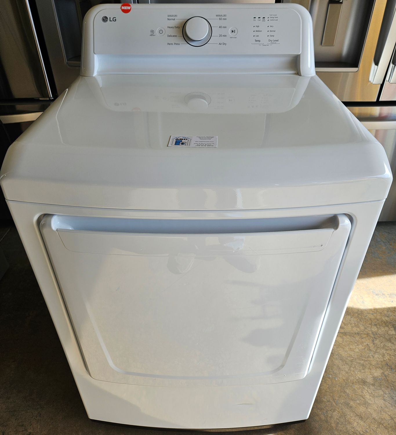 NEW! LG Heavy Duty Large Capacity Electric Dryer (7.3cu.ft.)