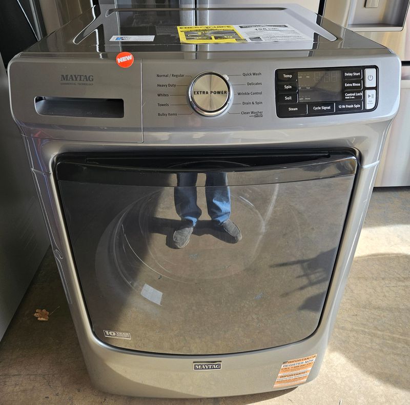 NEW! Maytag Front Load Washer with Extra Power and 12-HR Fresh Spin (4.5cu.ft.)