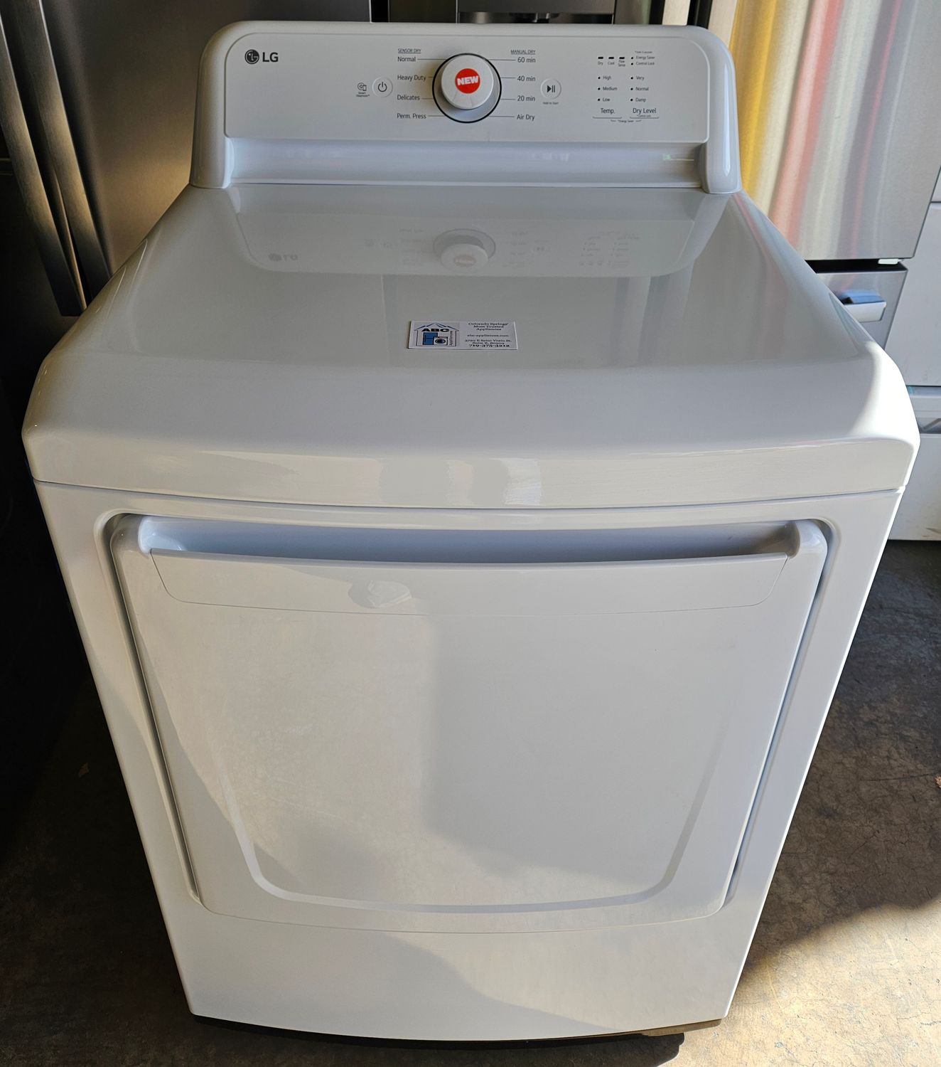 NEW! LG Heavy Duty Large Capacity Electric Dryer (7.3cu.ft.)