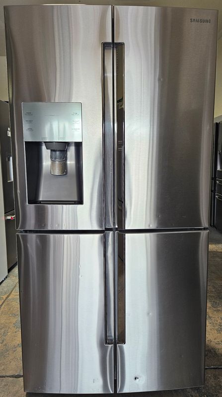 USED 22cu.ft. Samsung Counter Depth 4-Door Flex™ Refrigerator in Stainless Steel Refrigerator