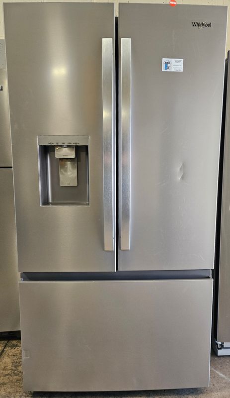 NEW! 30cu.ft. Whirlpool Standard-Depth French Door Refrigerator in Stainless Steel