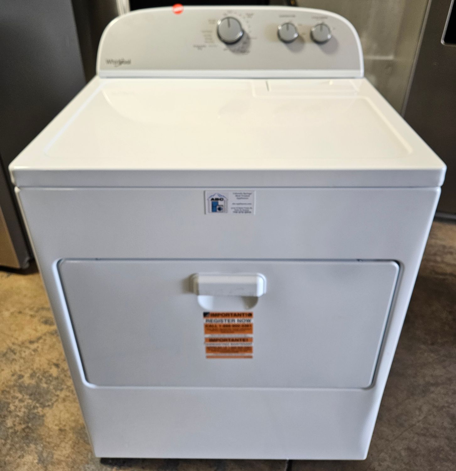 NEW! Whirlpool Heavy Duty Large Capacity Electric Dryer (7.0cu.ft.)