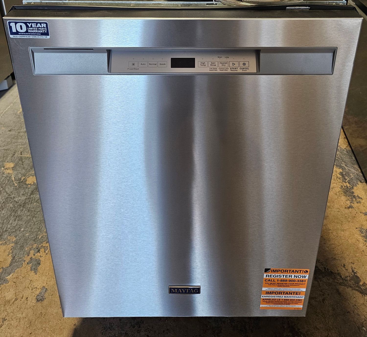 NEW! Maytag Stainless Steel Built-In Electric Dishwasher NEW! Maytag Stainless Steel Built-In Electric Dishwasher
