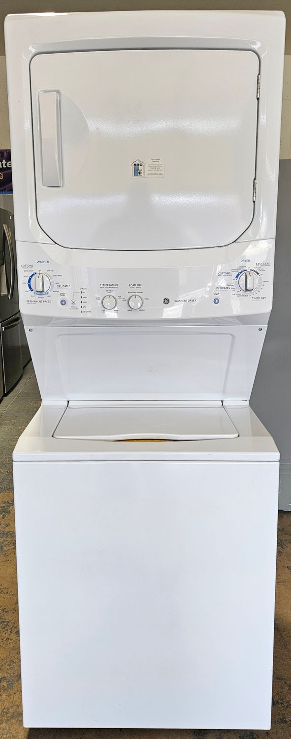 USED 27&quot; GE Gas Stackable Washer Dryer Tower