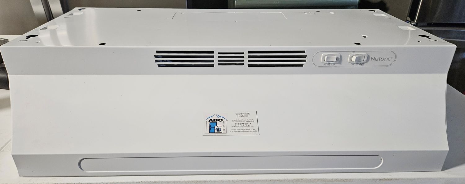 USED NuTone 30&quot; Ductless White Range Hood