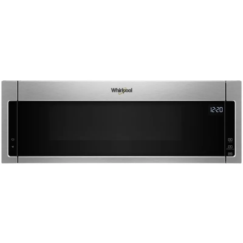 NEW! Whirlpool Lo-Profile Over-the-Range Stainless Steel (1.1cu.ft.) Microwave NEW! Whirlpool Lo-Profile Over-the-Range Stainless Steel (1.1cu.ft.) Microwave