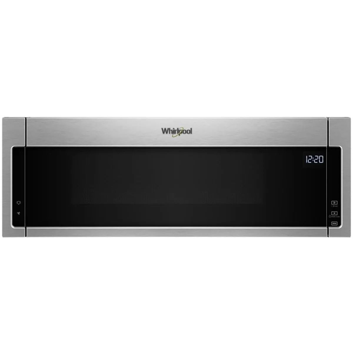 NEW! Whirlpool Lo-Profile Over-the-Range Stainless Steel (1.1cu.ft.) Microwave