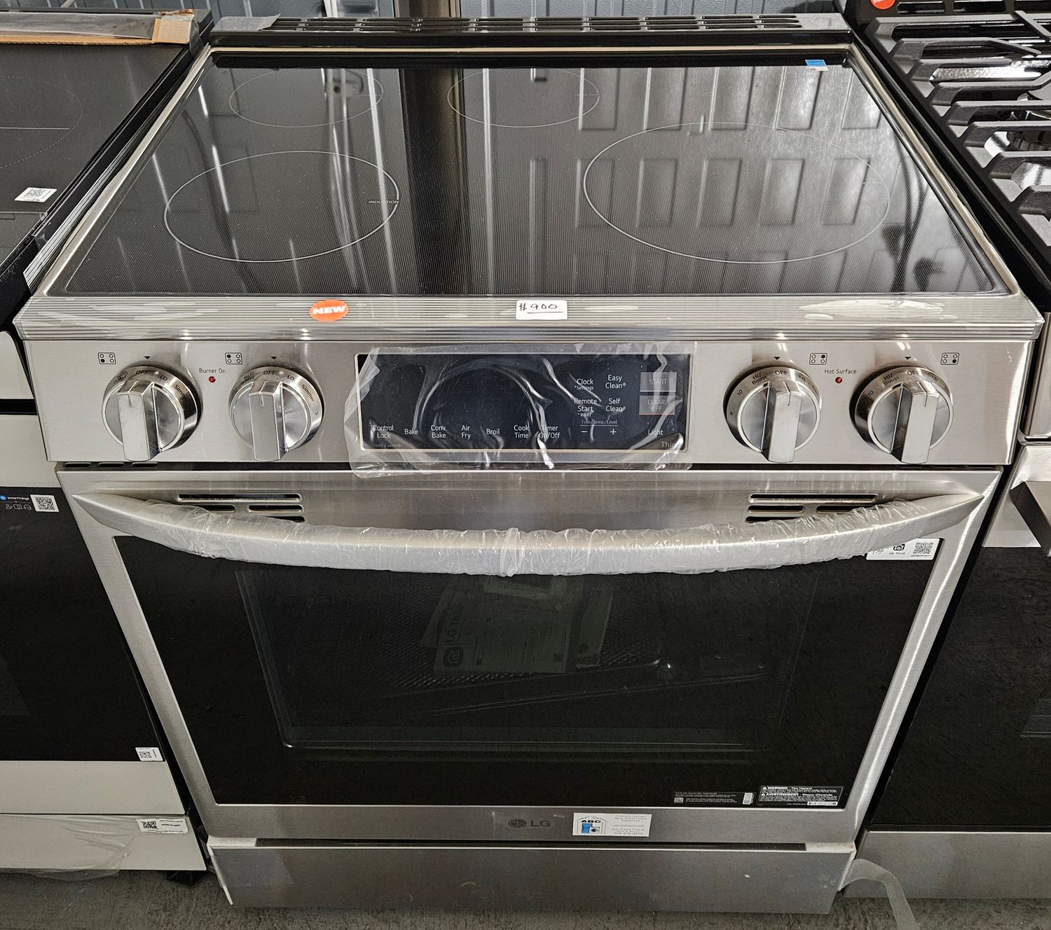 NEW! 30in LG Electric Stainless Steel Slide-in Induction Range (6.3cu.ft.)