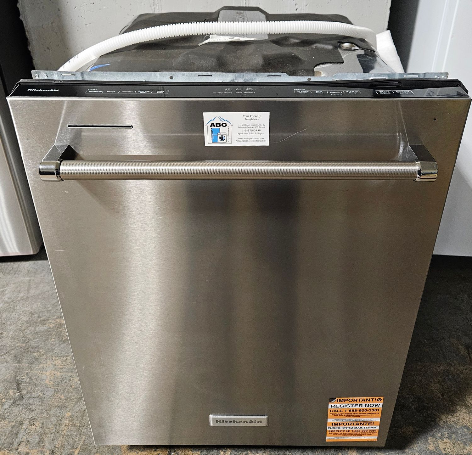 NEW! KitchenAid Stainless Steel Built-In Electric Dishwasher