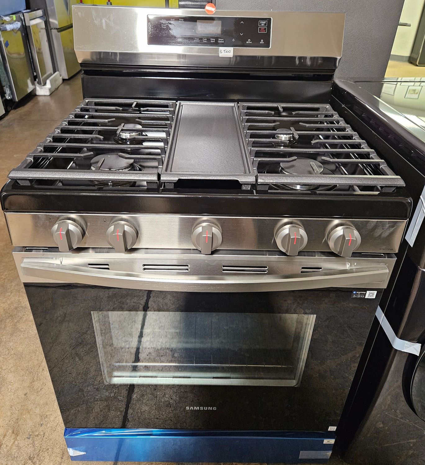 NEW! 30in Samsung Free Standing Gas Range in Stainless Steel NEW! 30in Samsung Free Standing Gas Range in Stainless Steel