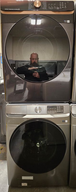 NEW! Samsung Front Load Washer (4.5cu.ft.) & Large Capacity Electric Dryer (7.5cu.ft.) NEW! Samsung Front Load Washer (4.5cu.ft.) & Large Capacity Electric Dryer (7.5cu.ft.)