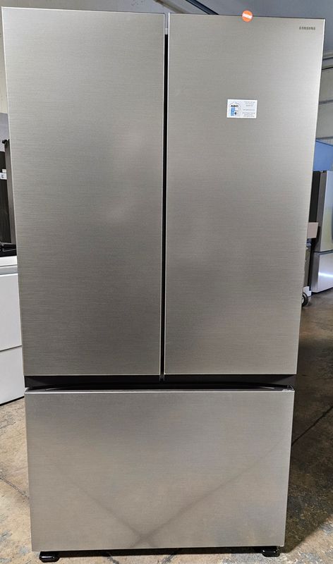 NEW! 27cu.ft. Mega-Capacity Samsung 3-Door French Door Refrigerator in Stainless Steel NEW! 27cu.ft. Mega-Capacity Samsung 3-Door French Door Refrigerator in Stainless Steel