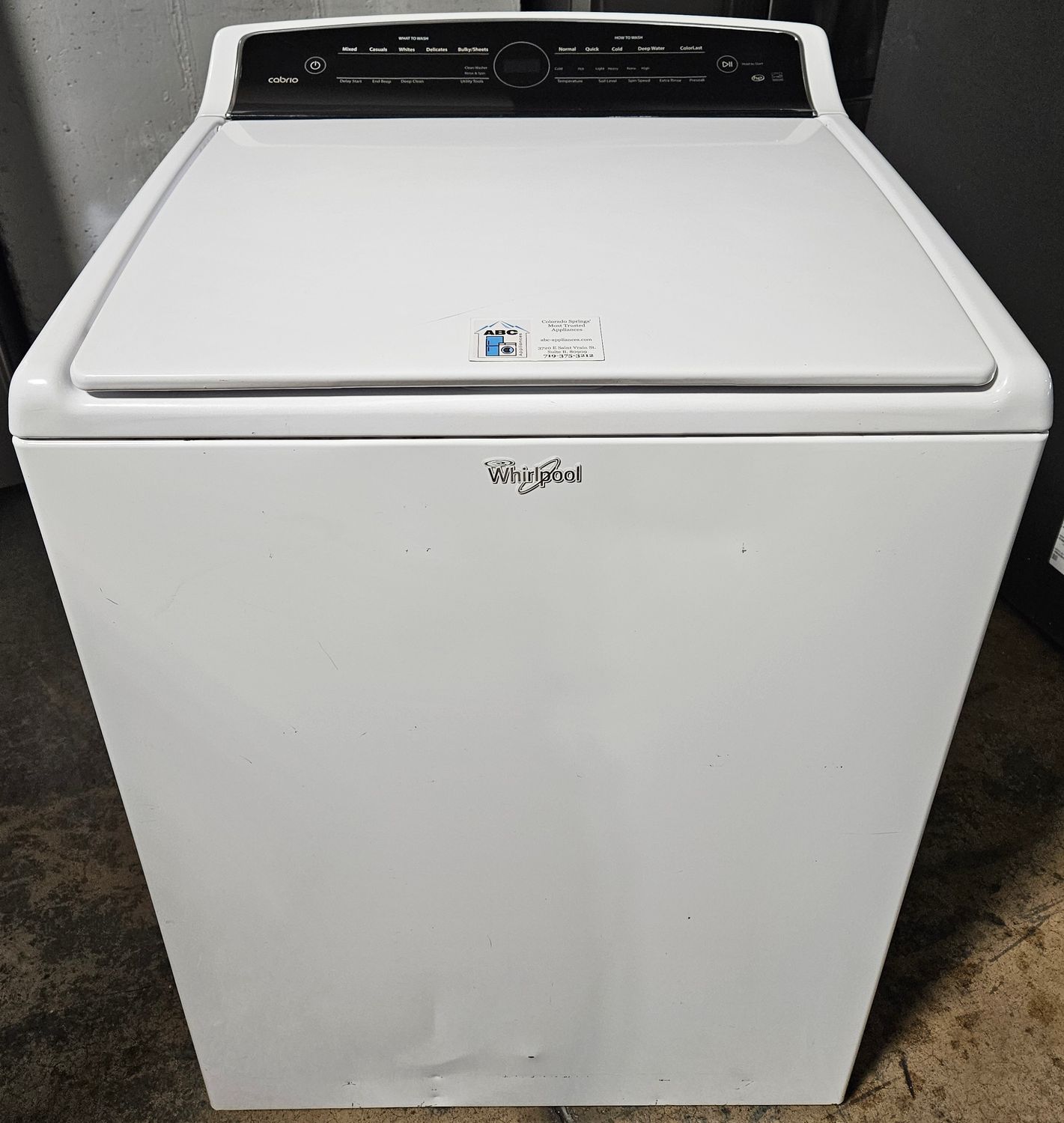 USED Whirlpool Top Load Washer (4.8cu.ft.) USED Whirlpool Top Load Washer (4.8cu.ft.)
