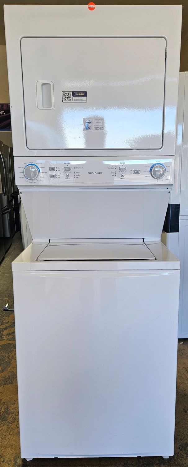 NEW! Frigidaire Electric Laundry Center - 3.9cu.ft Washer and 5.5cu.ft. Dryer