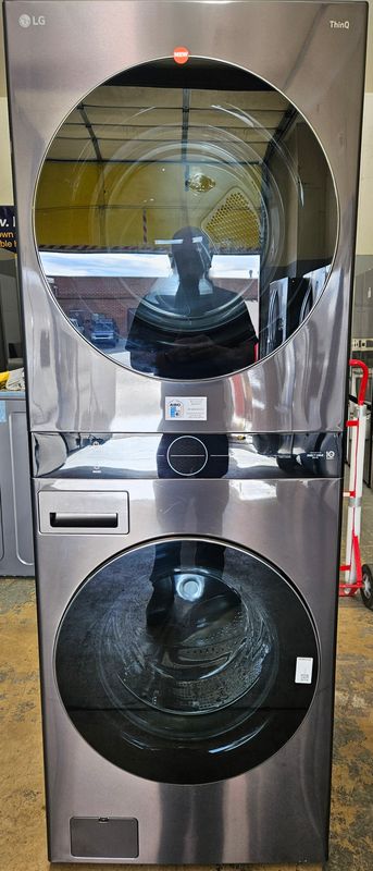 NEW! Single Unit Front Load LG WashTower™ with Center Control™ 4.5 cu.ft. Washer and 7.4 cu.ft