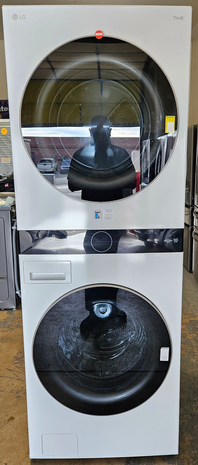 NEW! Single Unit Front Load LG WashTower™ with Center Control™ 4.5 cu.ft. Washer and 7.4 cu.ft. Dryer